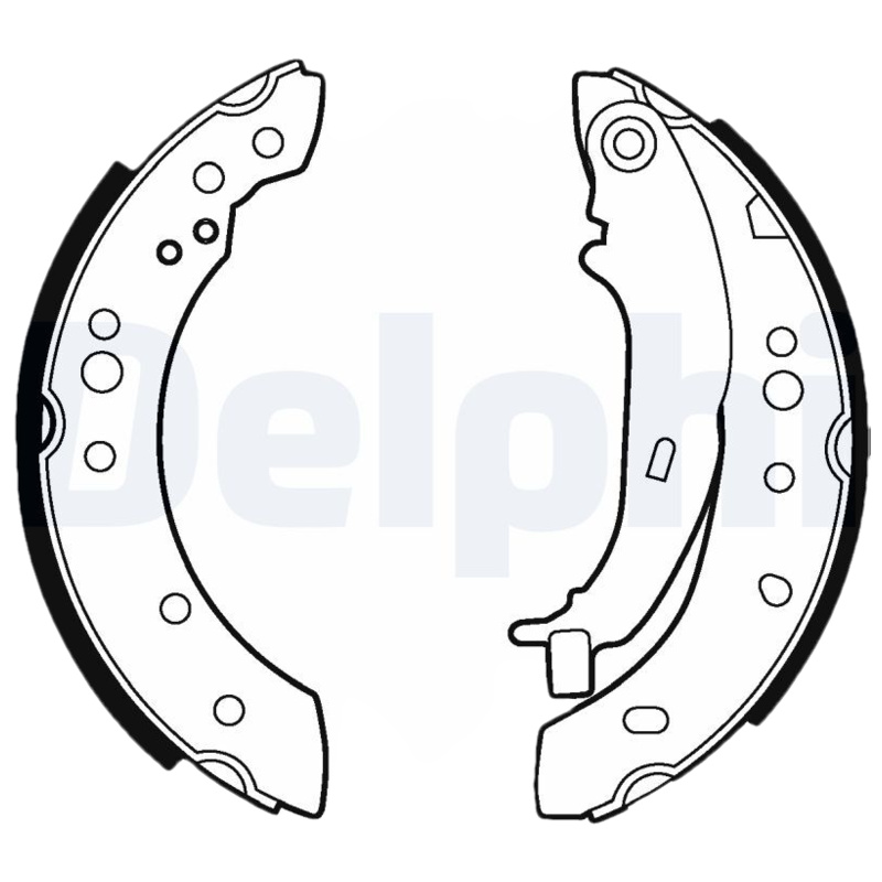 DELPHI Sada brzdových čeľustí LS2013