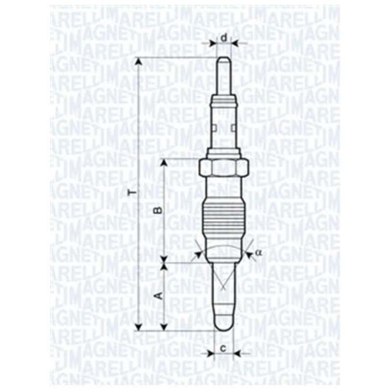 MAGNETI MARELLI Žeraviaca sviečka 062900011304