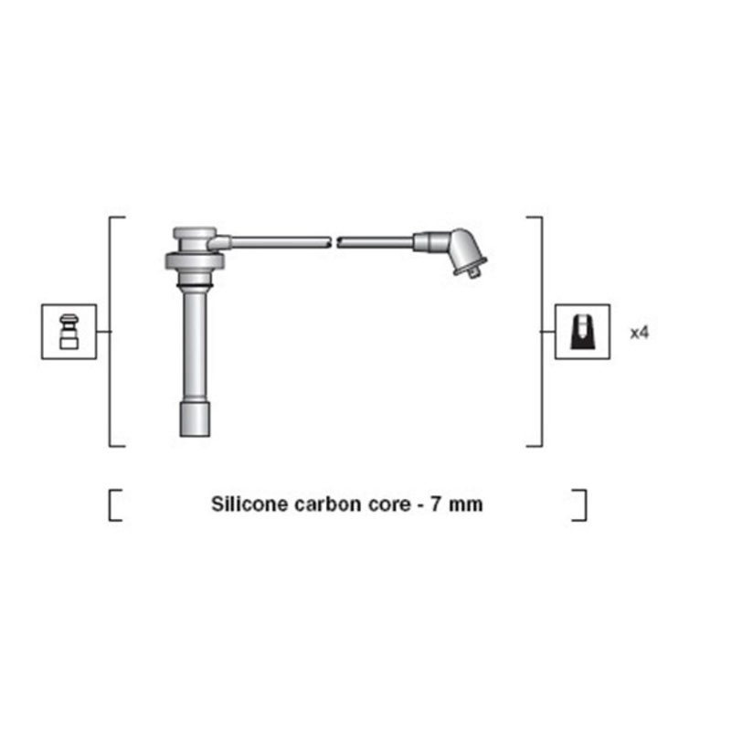 MAGNETI MARELLI Sada zapaľovacích káblov 941318111089