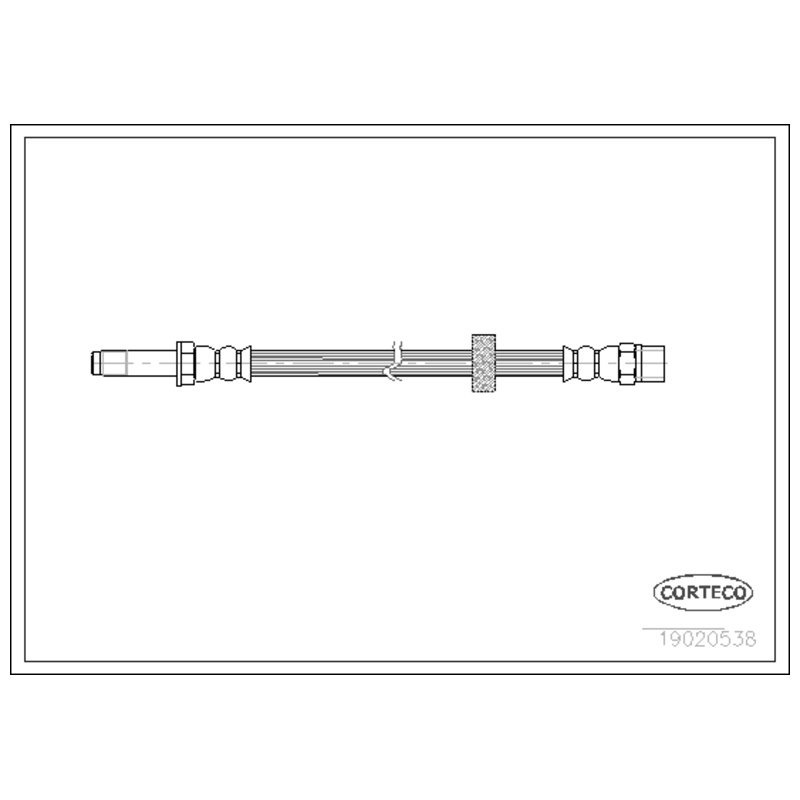 CORTECO Brzdová hadica 19020538