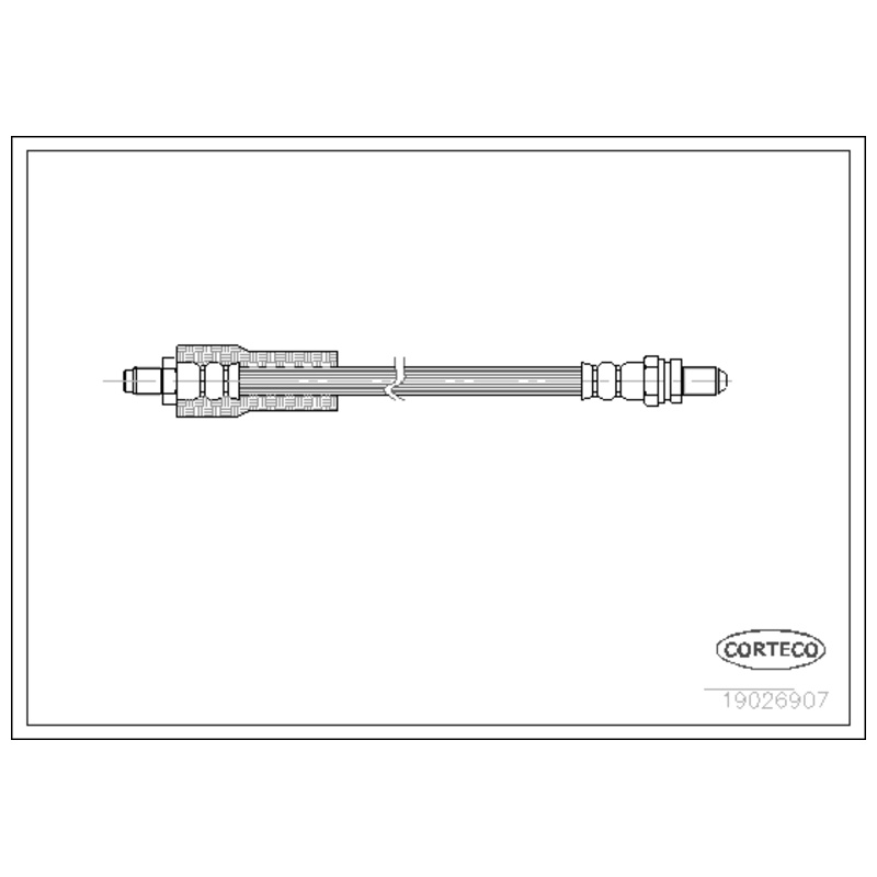 CORTECO Brzdová hadica 19026907