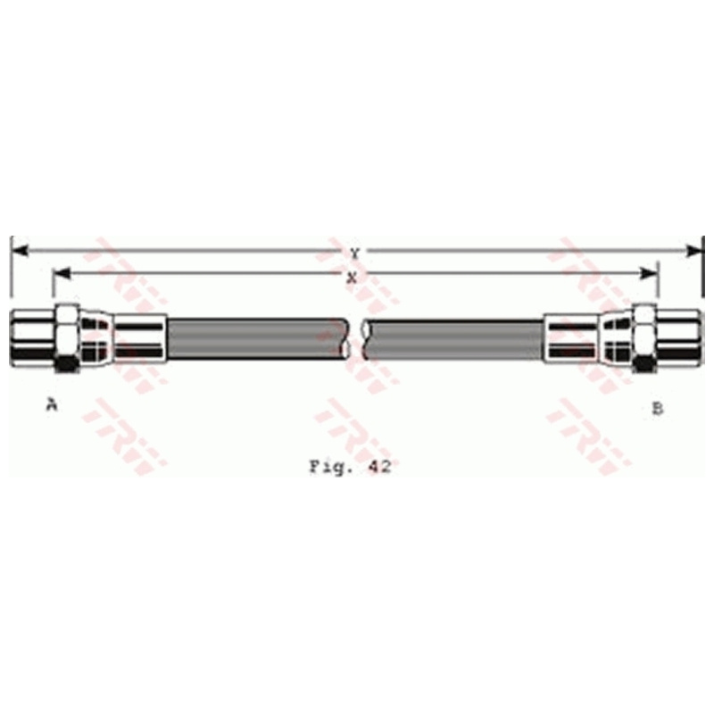 TRW Brzdová hadica PHA140