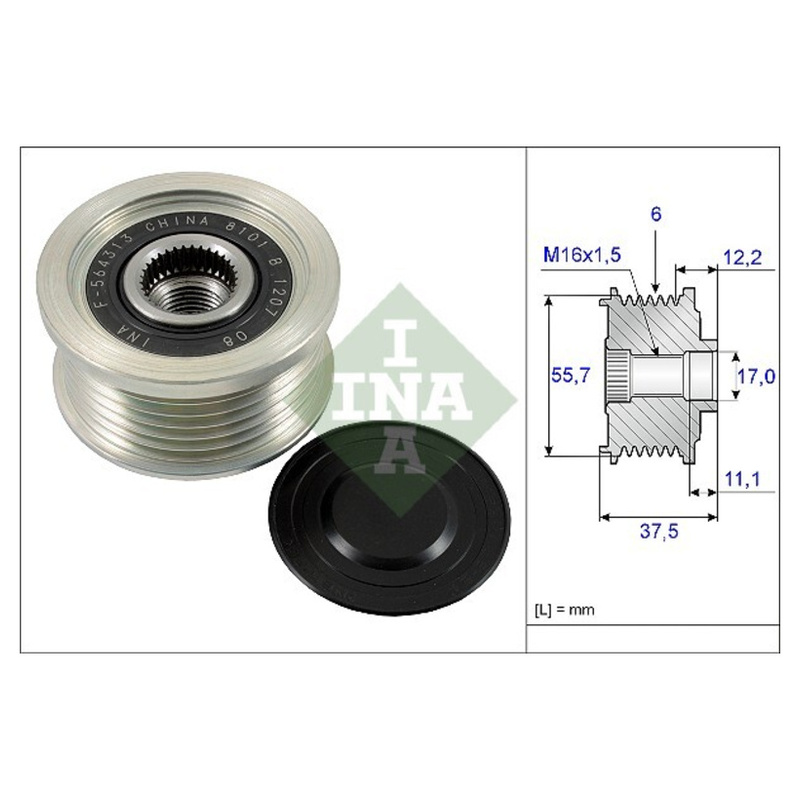 INA Voľnobežka alternátora 535022610