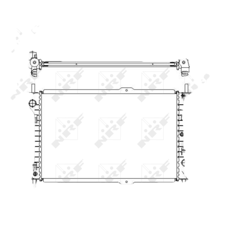 NRF Chladič motora 54755
