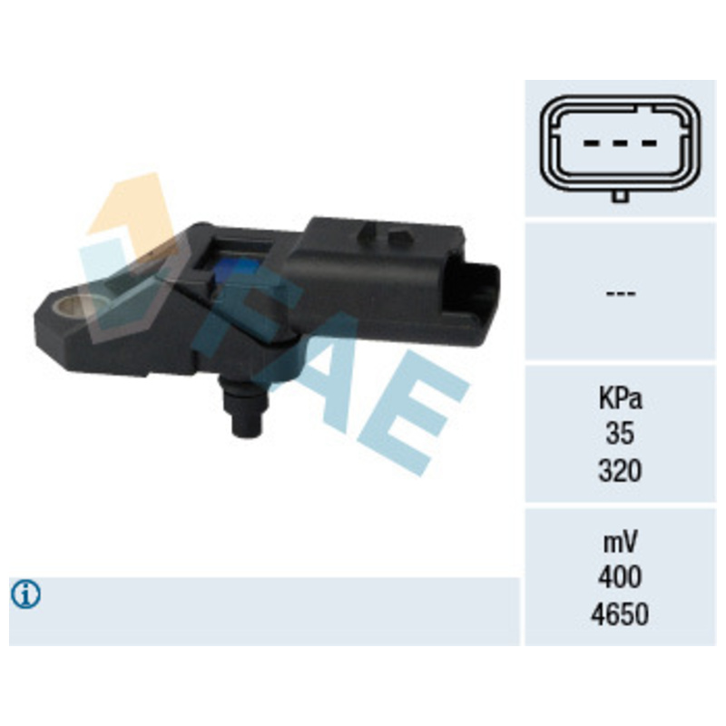 FAE Snímač tlaku v sacom potrubí 15108