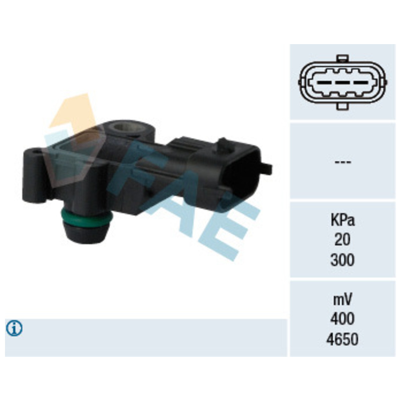FAE Snímač tlaku v sacom potrubí 15129