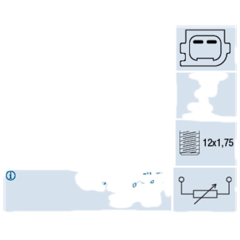 FAE Snímač teploty chladiacej kvapaliny 32426