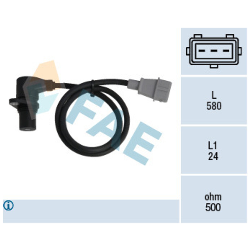 FAE Snímač impulzov kľukového hriadeľa 79010