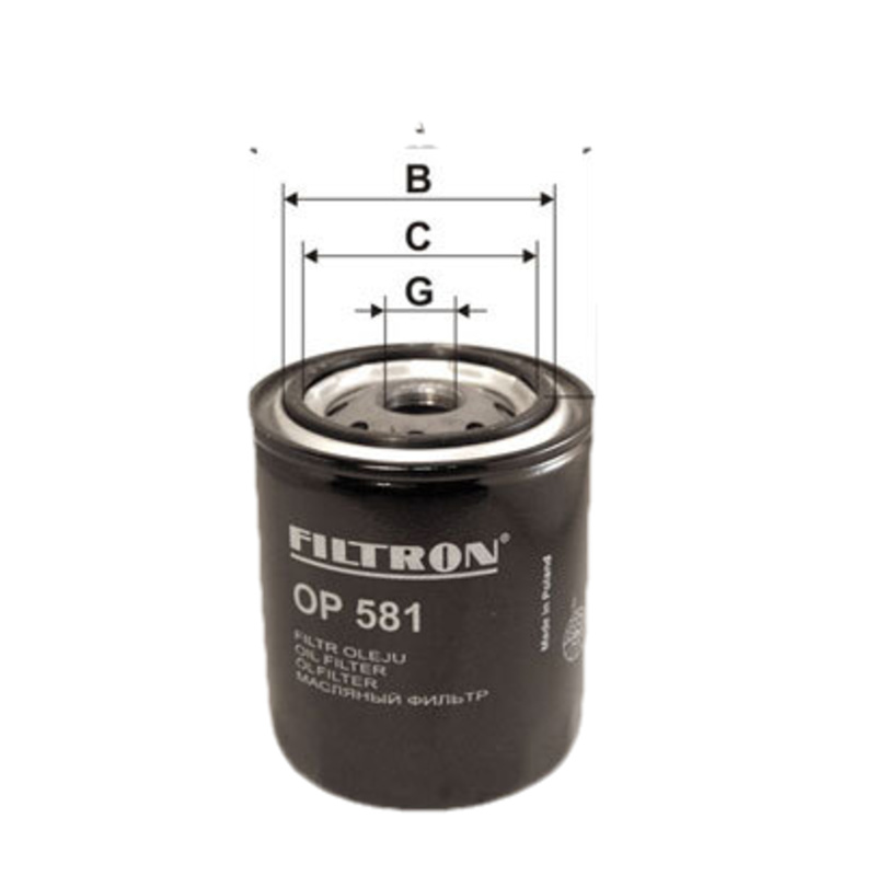 FILTRON Olejový filter OP581