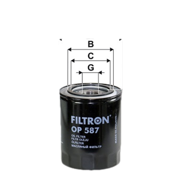 FILTRON Olejový filter OP587