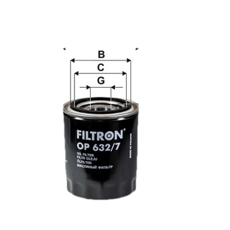 FILTRON Olejový filter OP6327