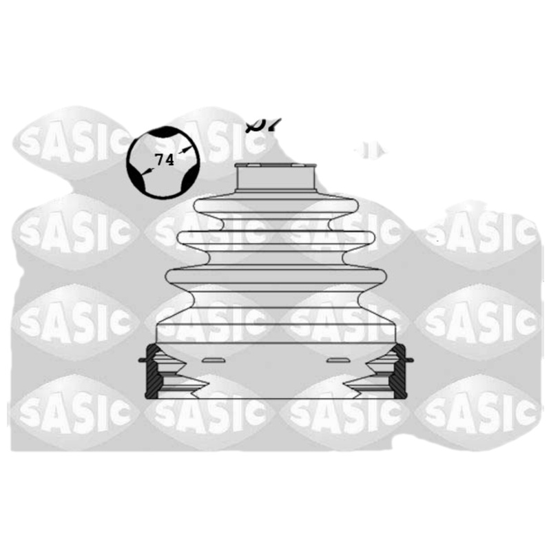 E-shop SASIC Manžeta hnacieho hriadeľa - opravná sada 1904028
