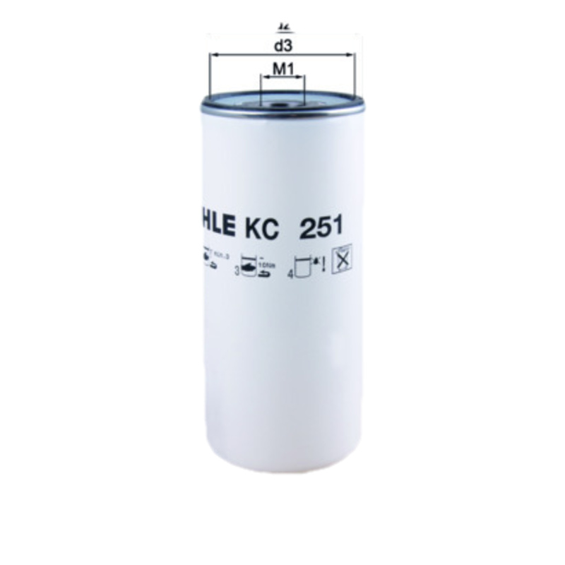 MAHLE ORIGINAL Palivový filter KC251