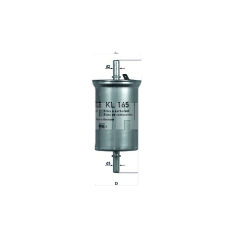 MAHLE ORIGINAL Palivový filter KL165