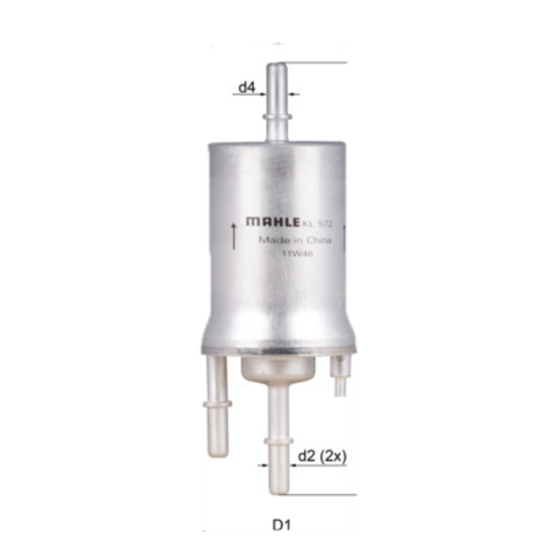 MAHLE ORIGINAL Palivový filter KL572