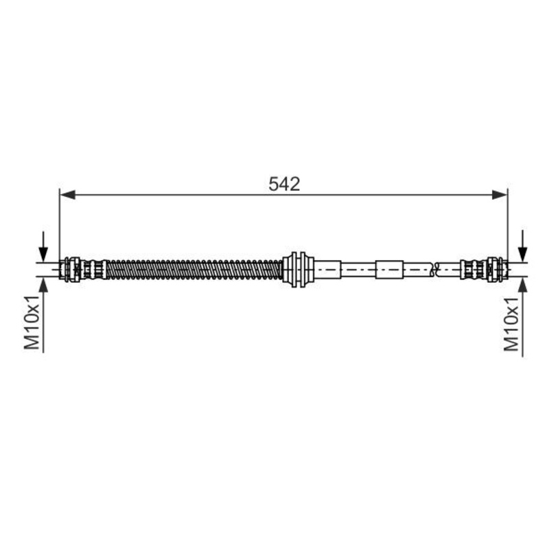 BOSCH Brzdová hadica 1987476325