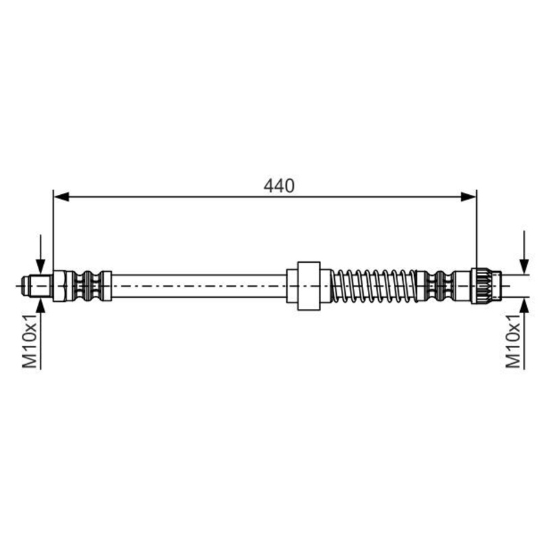 BOSCH Brzdová hadica 1987476651