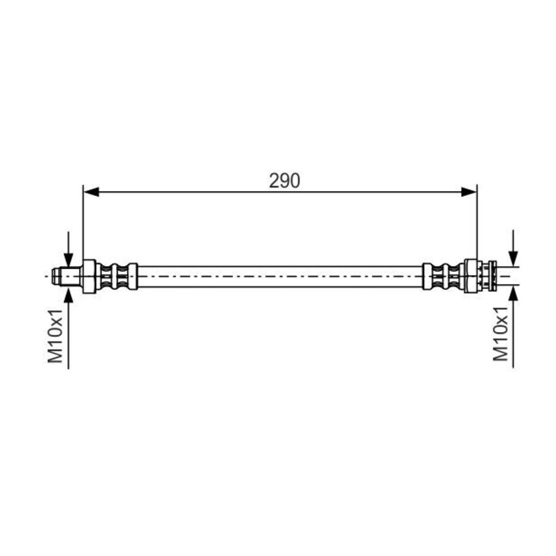 BOSCH Brzdová hadica 1987476688