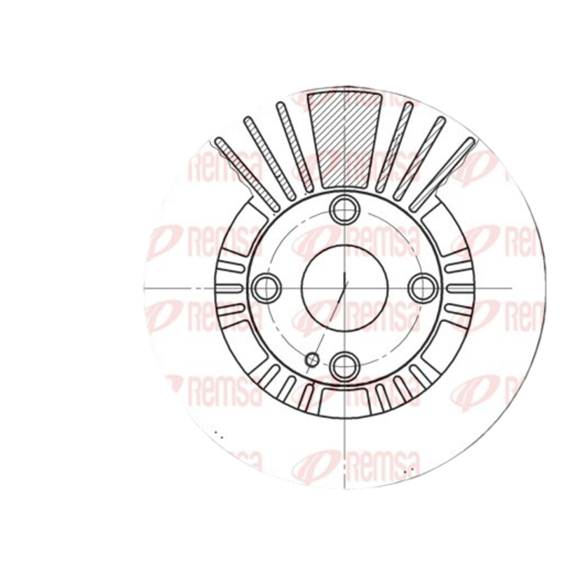 REMSA Brzdový kotúč 681210