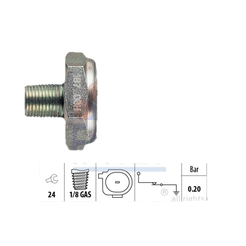 FACET Olejový tlakový spínač 70187