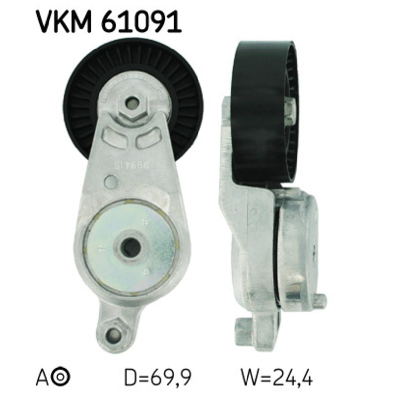 SKF Napinák rebrovaného klinového remeňa VKM61091