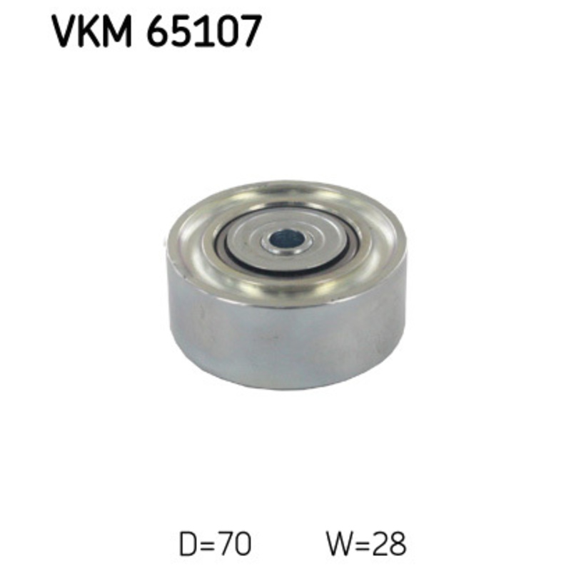 SKF Vratná/vodiaca kladka rebrovaného klinového remeňa VKM65107
