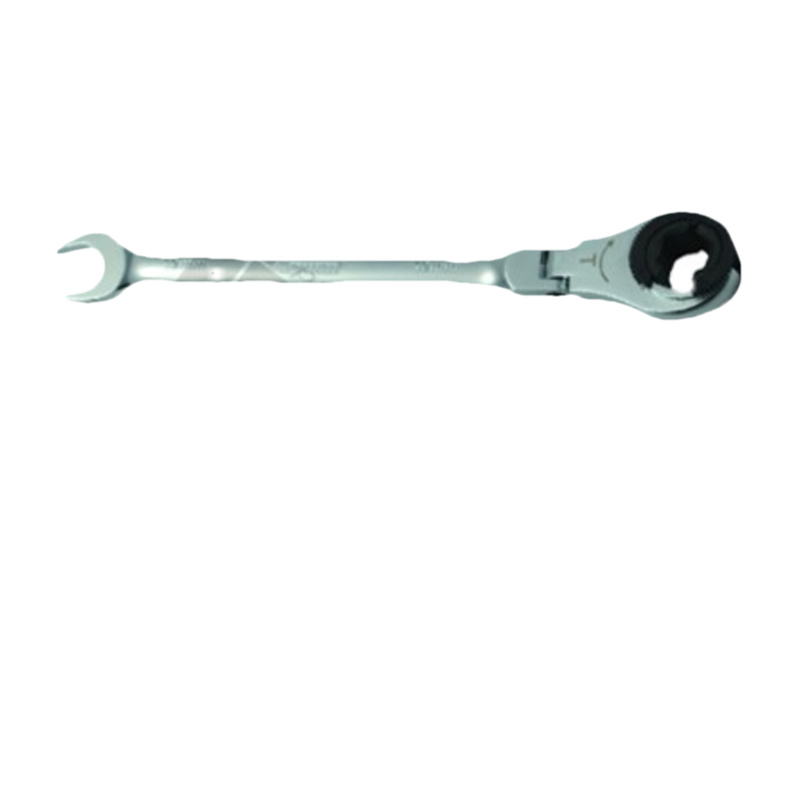 Kľúč očkovidlicový račňový s prerezaným očkom a flexibilnou hlavou - 19 mm