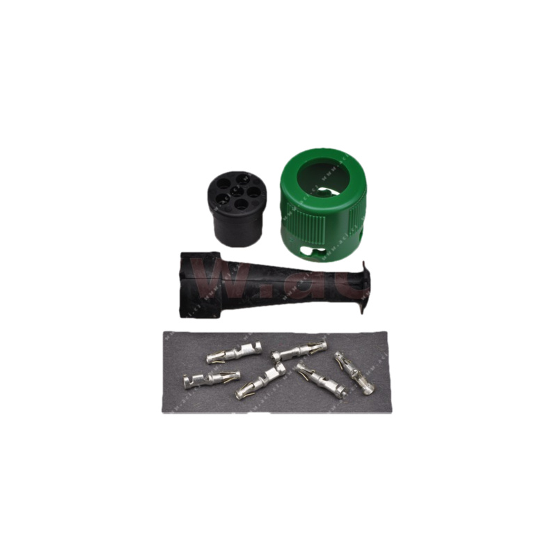 zástrčka 6 pin bajonet 1 vývod zelený JOKON (Německo) ORIGINÁL