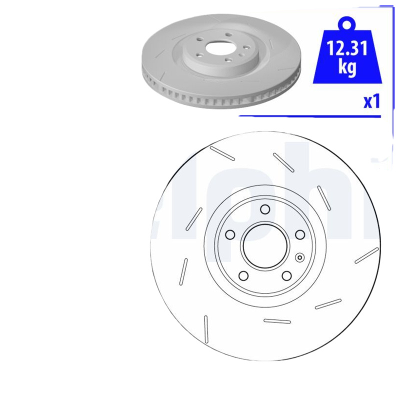 DELPHI Brzdový kotúč BG9331C