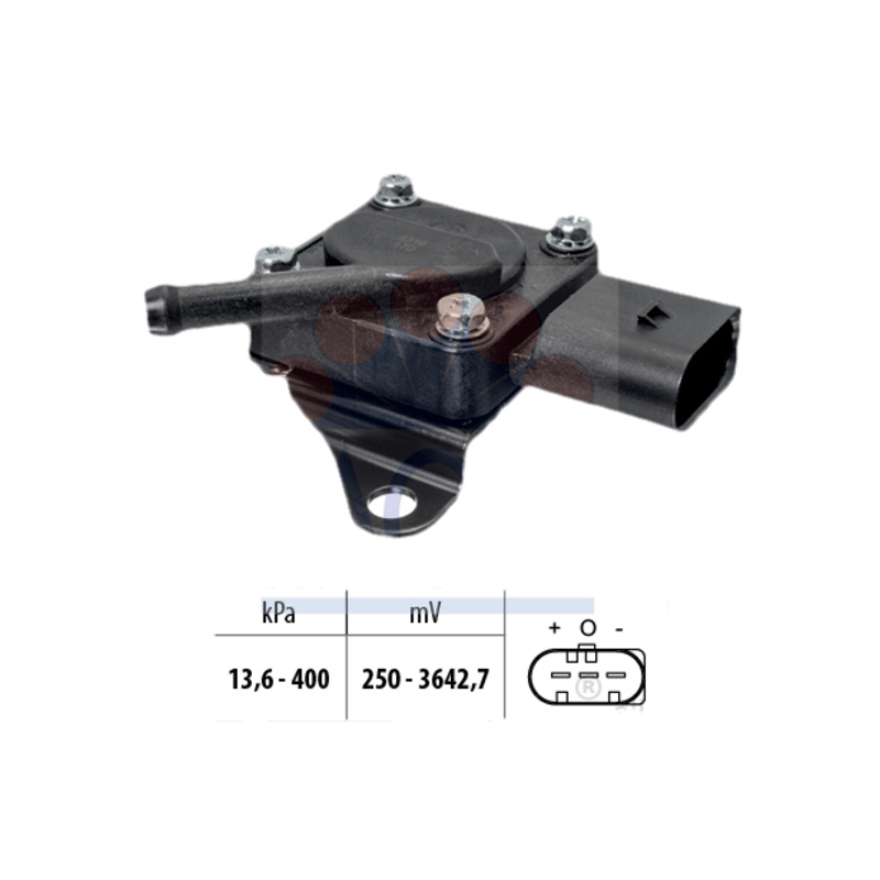 FACET Snímač tlaku výfukových plynov 103319