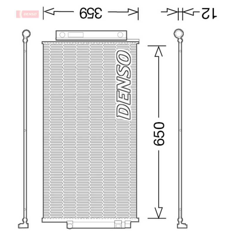 DENSO Kondenzátor klimatizácie DCN09047