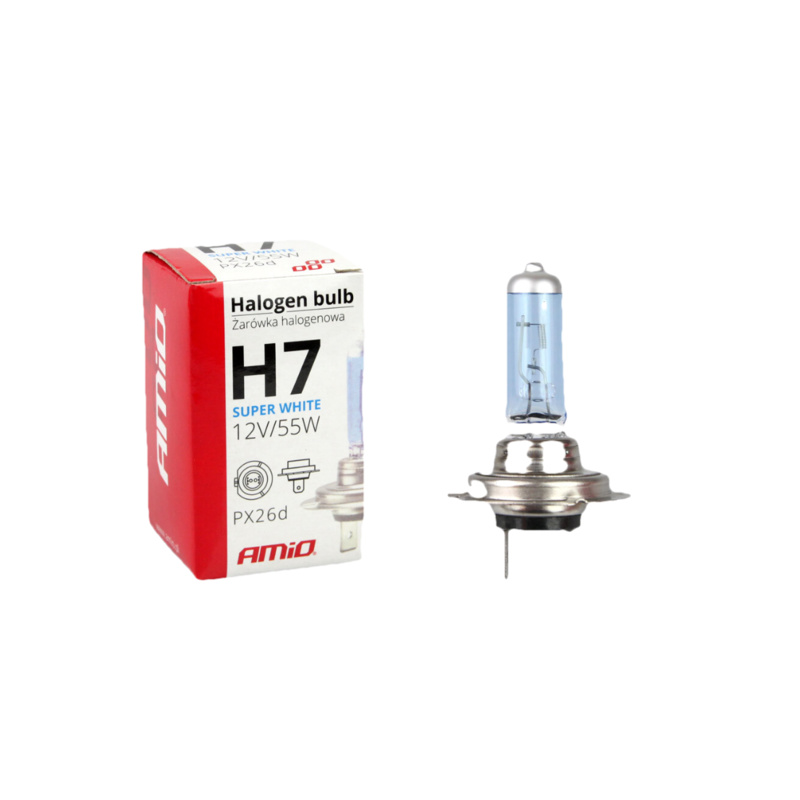 Halogénová žiarovka H7 12V 55W UV filter (E4) Super White