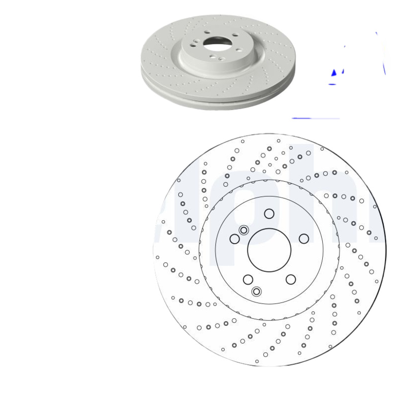 DELPHI Brzdový kotúč BG9327C