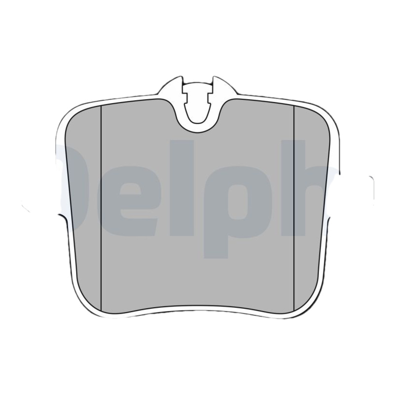 DELPHI Sada brzdových platničiek kotúčovej brzdy LP3617