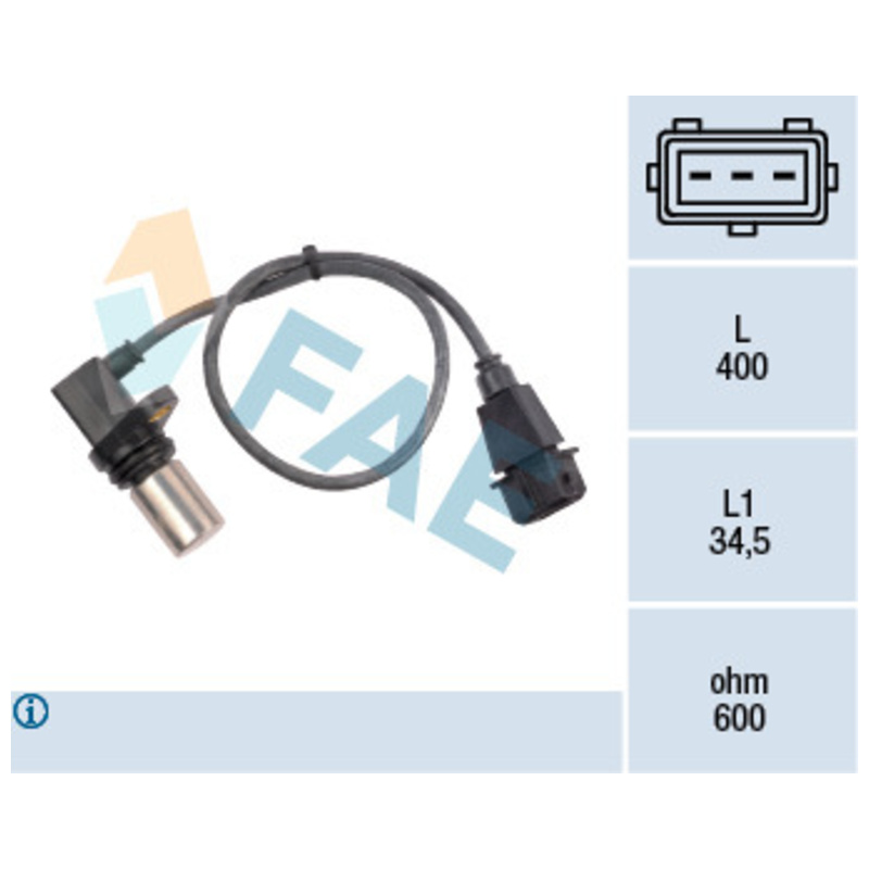 FAE Snímač impulzov kľukového hriadeľa 79072