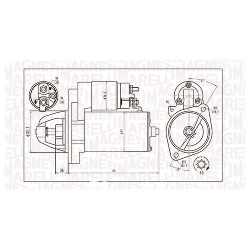 MAGNETI MARELLI Štartér 063721202010