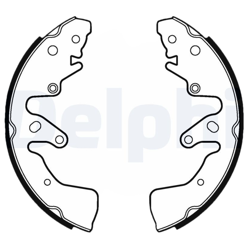 DELPHI Sada brzdových čeľustí LS2024