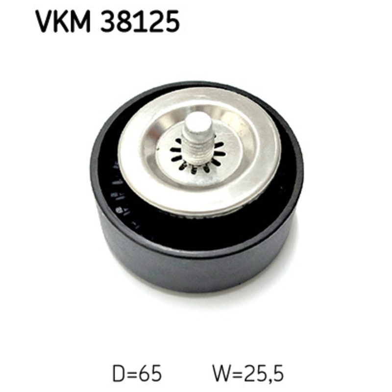 SKF Vratná/vodiaca kladka rebrovaného klinového remeňa VKM38125