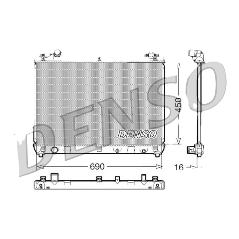 DENSO Chladič motora DRM47011