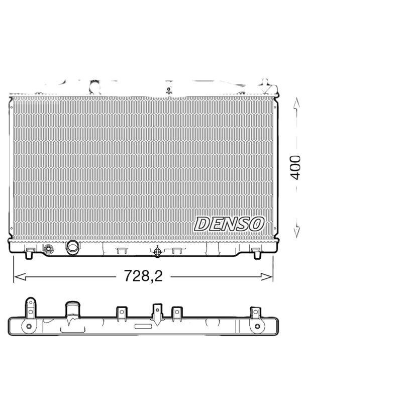 DENSO Chladič motora DRM40050