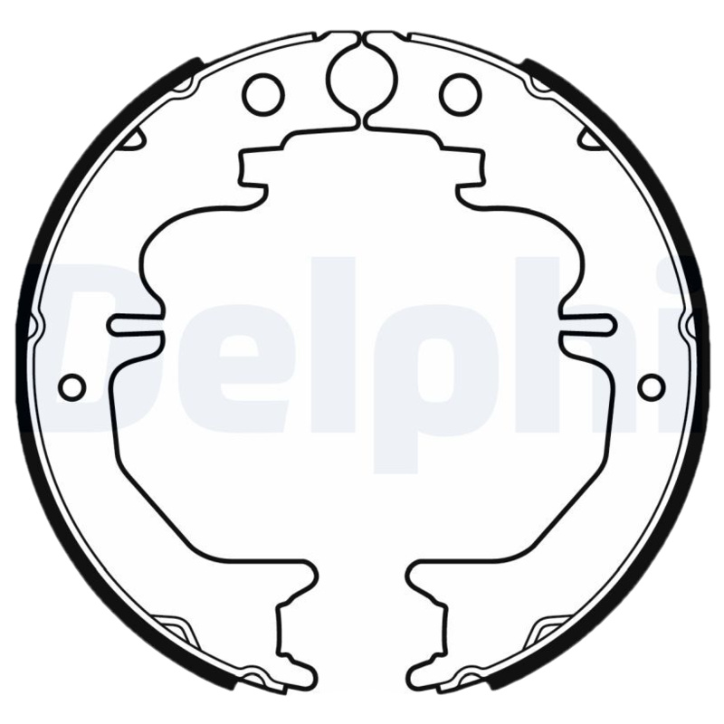 DELPHI Sada brzd. čeľustí parkov. brzdy LS2053