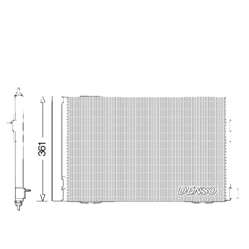 DENSO Kondenzátor klimatizácie DCN21019