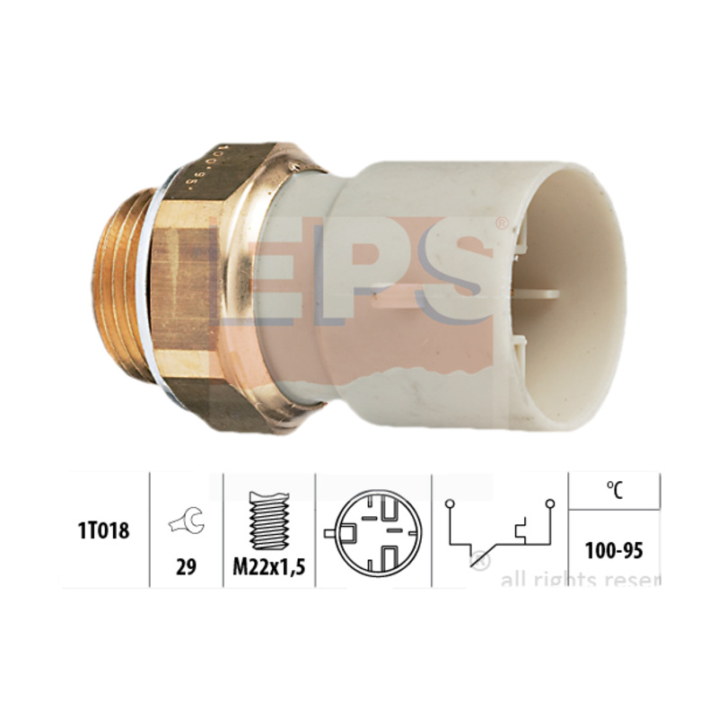 EPS Teplotný spínač ventilátora chladenia 1850147