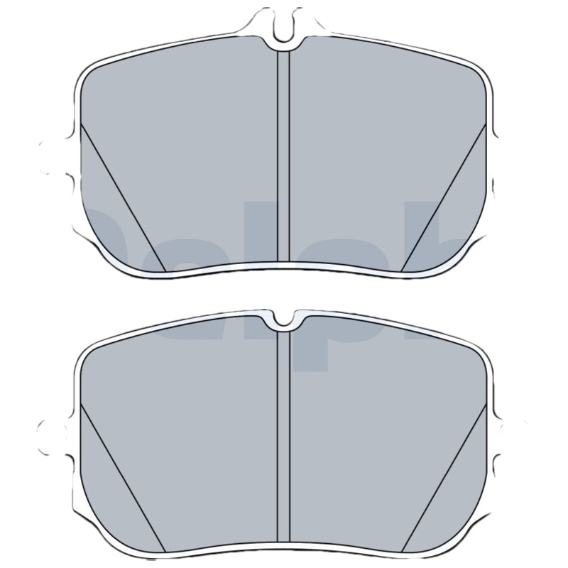 DELPHI Sada brzdových platničiek kotúčovej brzdy LP3539