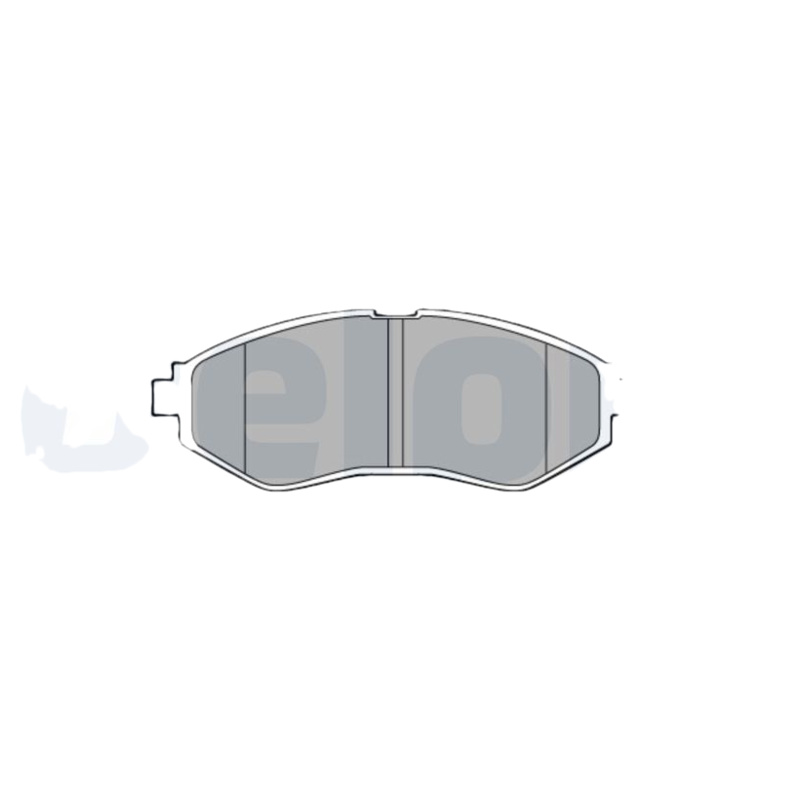 DELPHI Sada brzdových platničiek kotúčovej brzdy LP3594
