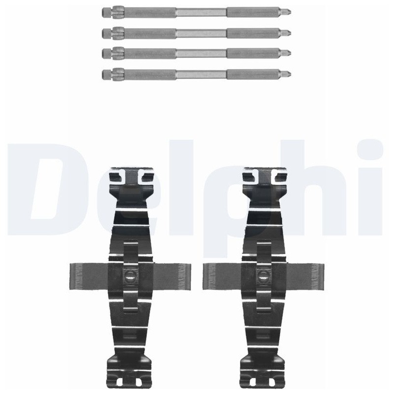 DELPHI Sada prísluženstva obloženia kotúčovej brzdy LX0674