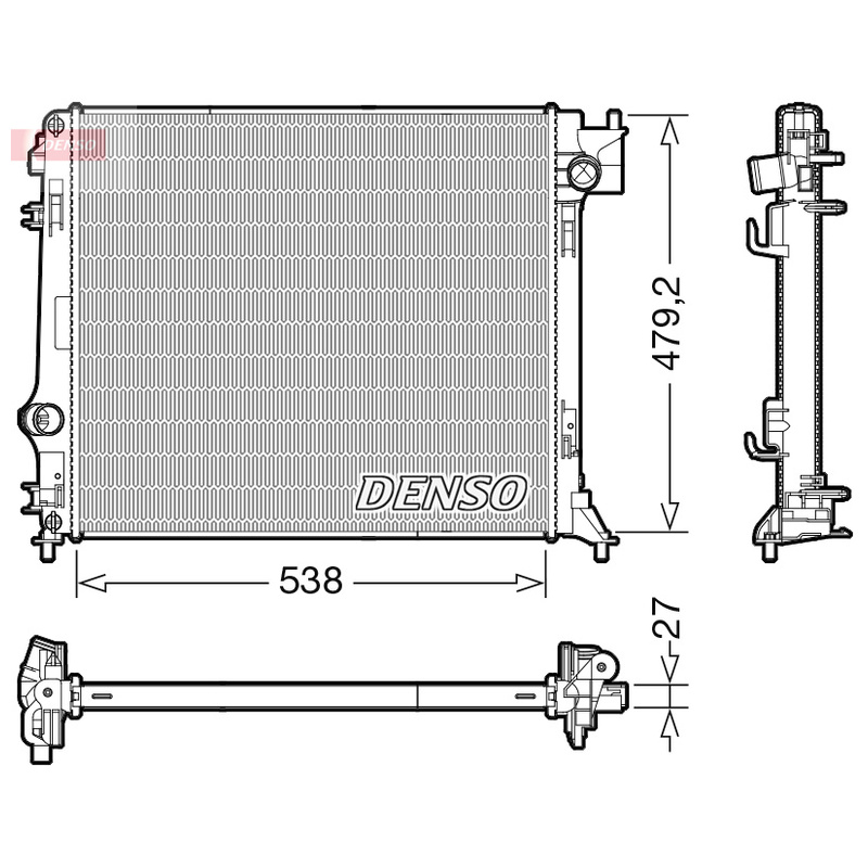 DENSO Chladič motora DRM46064