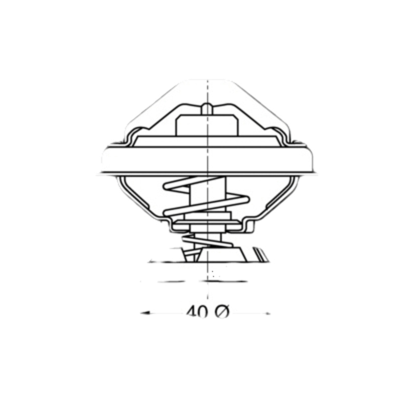 WAHLER Termostat chladenia 417685D