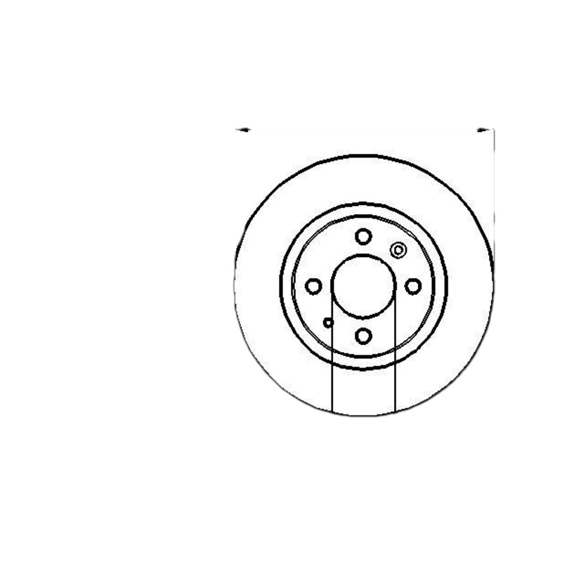 BOSCH Brzdový kotúč 0986478375