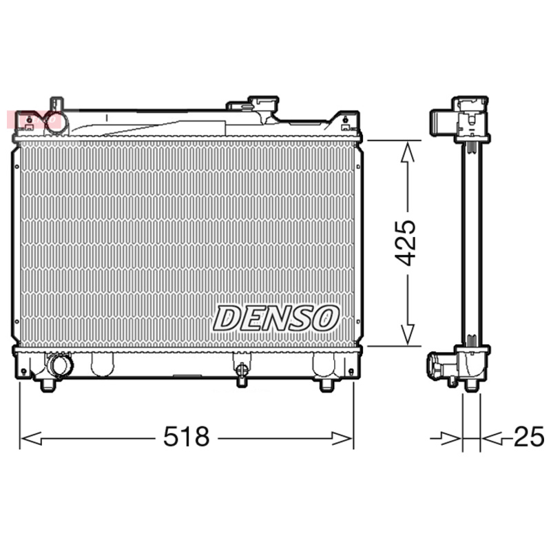 DENSO Chladič motora DRM47030